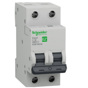 Schneider EASY9 MCB 63A 2P 3KA Curve-c