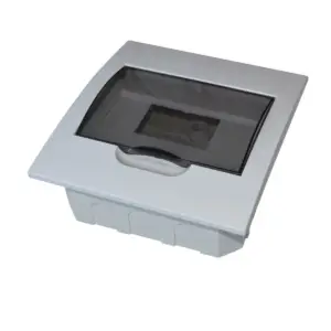 Distribution Board PVC 8 Way Dinrail Flush Mount