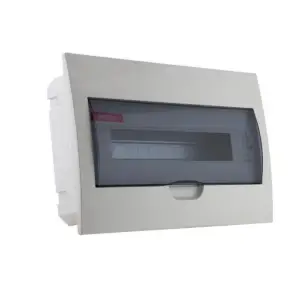 Distribution Board PVC 12 Way Dinrail Flush Mount