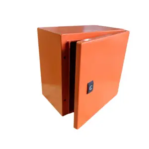400X400X200 Orange Steel Enclosure MCE-108
