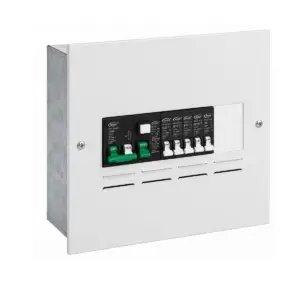 KED126C/F DB Board 8WAY Flush Metal Mini Complete