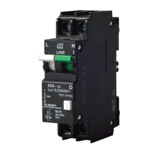 CBI Earth Leak QA17A 63A 1P+N 3KA 30MA 26MM+OVL