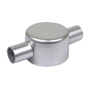 Galvanised Round Box 2 Way Side Entry 20mm