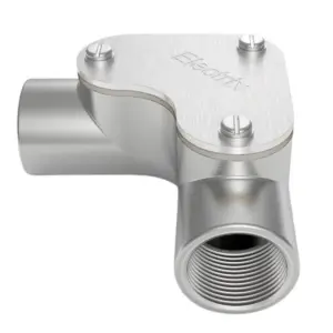 Galvanized 20MM inspection elbow