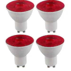Red 4W Alu GU10