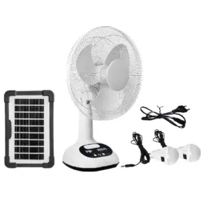 Black rechargeable fan