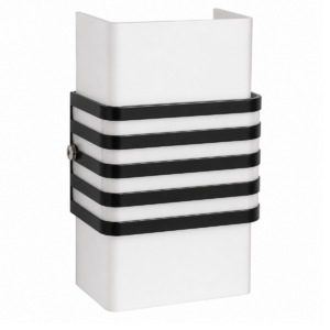 Polished Chrome Wall Bracket With Black Striped