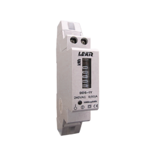 Lear Kwh Meter Mini Rail Mounted 2P (60A)