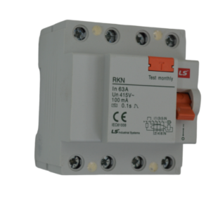 Lsis RCCB Rkn Earth Leakage 63A 3P+N 30MA