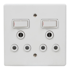 Crabt CL 6881/001P Ds+yoke 100X100 Stl Whi+cover