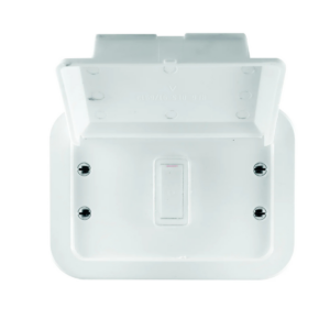 Crabt CL 1461W Ind 1L1W WP IP44 119X83 Stl Whi