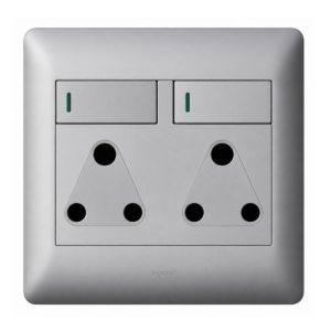 HORM-1080G 4X4 Double Swicthed Socket