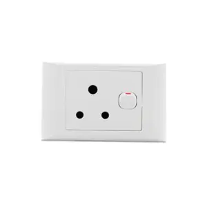 Horizon Single Plug 4X2 White