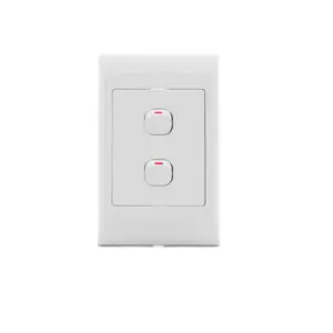 Horizon 2L 1W Switch 2X4 White