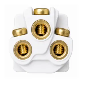 Lear 2 Way Module White PVC