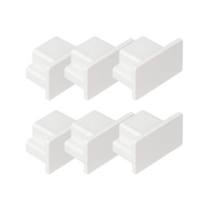 PVC Trunking End Stop White 25 X 16