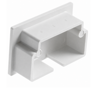 PVC Trunking End Stop White 40 X 16