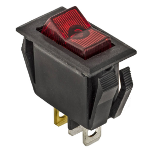 Rocker Switch - Red Illuminated/no Trim